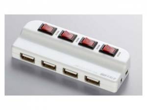 USB-свич Buffalo с выключателями питания