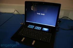 IDF09: ноутбук с четырьмя дисплеями