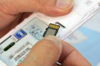 MicroSD с NFC-чипом