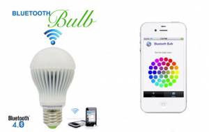 Лампочки управляются смартфоном через Bluetooth