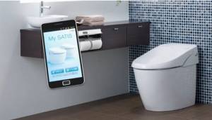 Туалет, управляемый с Android-устройств