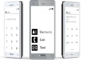 Концепт телефона с экраном E-Ink