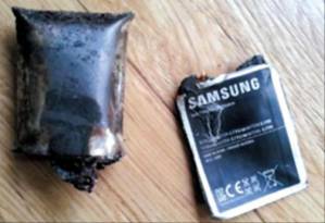 Взорвался аккумулятор Samsung Galaxy Note